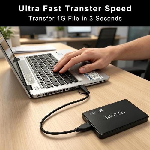 External Hard Drive 1 TB, Portable Hard Drive,USB 3.0/USB C