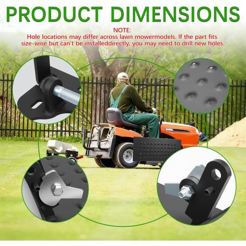 ACS6000ULS Lawn Mower Chute Blocker,Compatible with Most Zero Turn Mowers,Mower Chute Blocker Replace Part Number 088-6003-00, 088600300