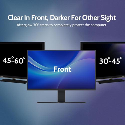 TINTED SCREEN Computer Privacy Screen, 27 Inch Privacy Screen for Monitor, Anti-Glare & Privacy Filters, Easy Installation, Screen Shield with 16:9 Aspect Ratio