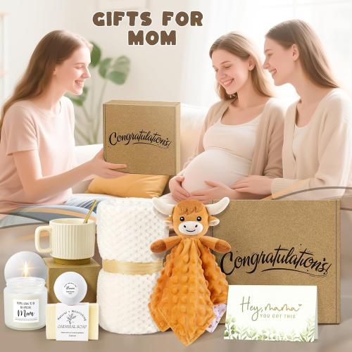 New Mom Gifts & Baby Gift Set for Newborn, Baby Shower Gifts for Mom to Be,Newborn Baby Gifts,Pregnancy Gifts for Expecting Mom,New Mom Care Package After Baby, Gifts for Women and Baby