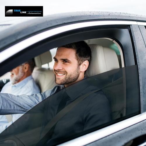 TRUE LINE Automotive 2ply Nano Carbon Window Tint Film for Cars - 50% Tint (38'' W x 10' Long) - Blocks 99% UV Rays & Heat - Privacy Protection - DIY Install