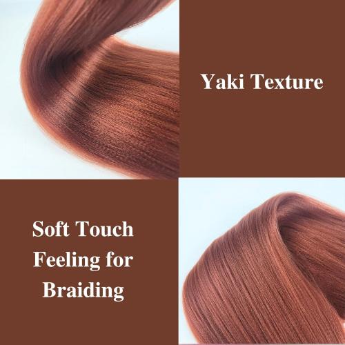 Boho Braiding Hair Pre stretched Ginger 350 Curly Braiding Hair Extensions Deep Wave Crochet Boho Braids Prestretched Synthetic Hypoallergenic Ez Braid Knotless