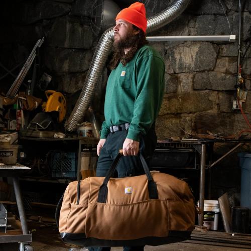 Carhartt Classic Duffels, Heavy-Duty Bag for Jobsite, Gym and Travel