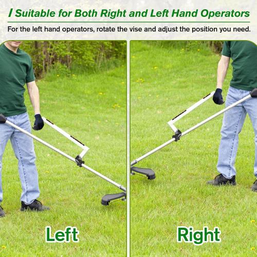 Upgraded Weedeater Handle, WeedEater Trimmer Handle Extension Lawn Ergonomic String Trimmer for Back Saver, Lawn Care and Landscaping-17.7IN