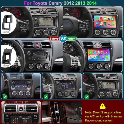 8core 64G Android 14 Car Radio for Subaru Forester WRX Impreza2013-2015with Wireless Carpaly&Android Auto for Harman Kardon system, 9'' 1280*720 IPS Touch Screen car stereo with Bluetooth/WiFi/GPS/DSP