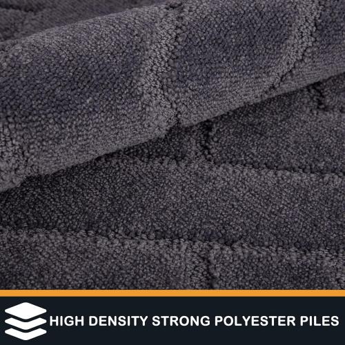 PURRUGS Dirt Trapping Door Mat 20 x 31.5, Non-Slip Machine Washable Entry Rug, Dog Doormat, Indoor Front Door Mat, Super Absorbent Entryway Rug for Muddy Shoes & Paws, Grey