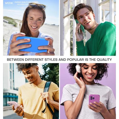 Vooii Compatible with iPhone 13 Pro Max Case, Liquid Silicone Upgrade [Camera Protection] [Soft Anti-Scratch Microfiber Lining] Shockproof Phone Case for iPhone 13 Pro Max 6.7 inch - Chalk Pink