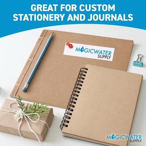 MagicWater Chipboard Sheet - 8.5x11 inch - 50 pt - 0.050 Thick - 50 Pack | For DIY Projects, Heavy Duty Kraft, Paperboard for Scrapbooking, Books, Picture Frame Backing, Art Projects & Crafts