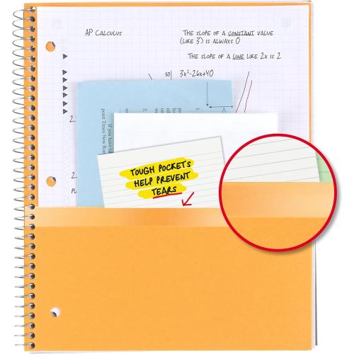 Size 8-1/2x11 100 Sheets Color Black Five Star Spiral Notebook   Study App, 1 Subject, Graph Ruled Paper, 8-1/2 x 11, 100 Sheets, Fights Ink Bleed, Water Resistant Cover, Black (73679)