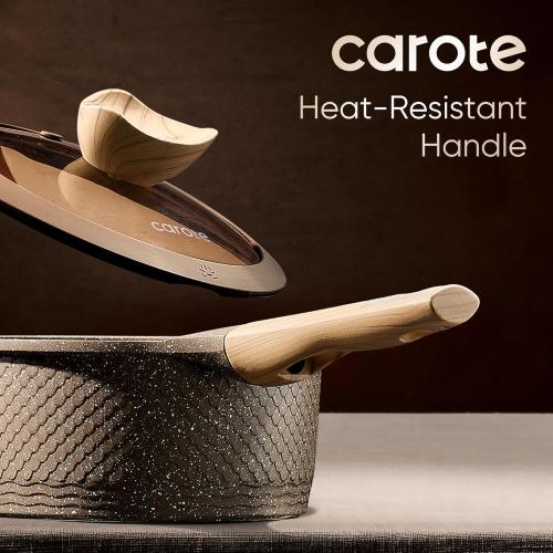 CAROTE 26PCS Pots and Pans Set Non Stick, Cookware Set Pots and Pans Induction Cook Ware, Nonstick Kitchen Cooking, PFOA Free