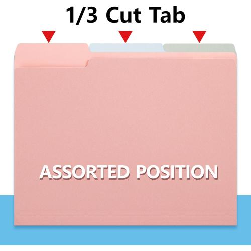 Two Tone Colored File Folders,18 Pack 6 Pastel Colors Manilla Folders 8.5x11,Assorted Colors 1/3 Cut Tab File Folders Letter Size,School Business Office Folders for Document