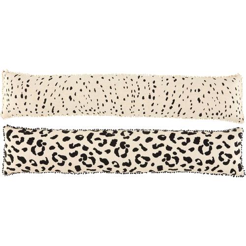 Mud Pie Fawn Animal Print Pillow, 7 x 35