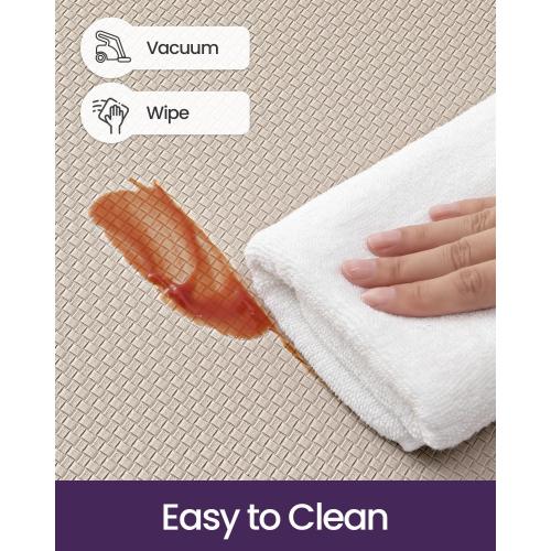 DEXI Kitchen Floor Mats Cushioned Anti Fatigue, 23x94, Large Long Standing Runner Rug Waterproof, Comfort Memory Foam Padded for Front Sink Laundry, Beige