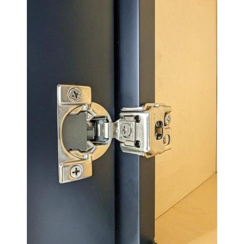 Soft Close 1-1/4 Overlay Cabinet Hinge Cabinet Kitchen Hardware Kitchen Cabinet Door Hinges with Screws 105 Degree 6 Ways 3 Cam Adjustment (set of 4)