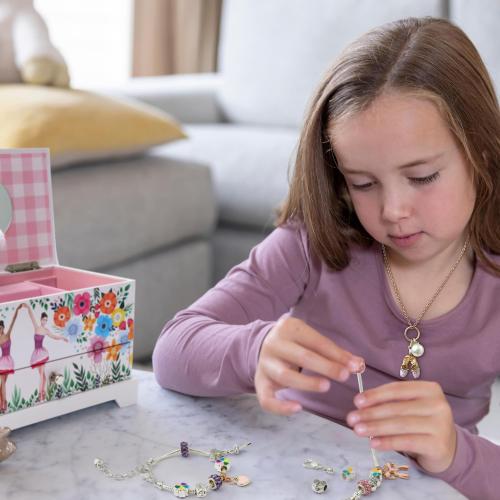 ABI   OLIE Ballerina Jewelry Box for Girls, Musical Jewelry Box, Kids Music Boxes - Perfect Dance Recital & Birthday Gifts for Girls 4-6 and 6-12