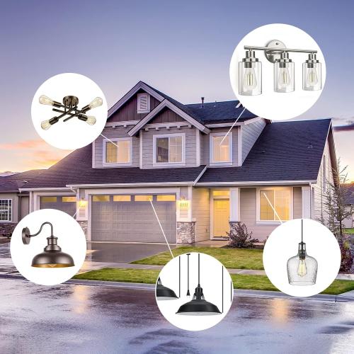 4 pack....Bombillas LED  equivalentes a 60 W, regulables, estilo vintage, casquillo E26, luz blanca cálida 2700 K, ST58, 8 W, 800 lm, CRI superior a 80, bombillas LED decorativas de filamento antiguo, cristal transparente, paquete de