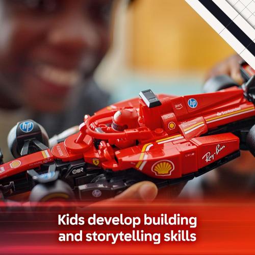 LEGO Speed Champions Ferrari SF-24 F1 Race Car Toys - Building Sets for Kids, Boys & Girls, Ages 10  - Ferrari F1 Model Car Kits for Display or Play - Gift Ideas for Birthdays and Fans - 77242