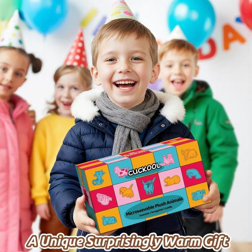 Highland Cow Stuffed Animals, Microwavable Stuffed Animal Adorable Fluffy Highland Cow Plush for Warmth Comfort, Heatable Coolable Lavender Scent Toy, Cute Soft Plushies Gift for Kid Boys Girl & Adult