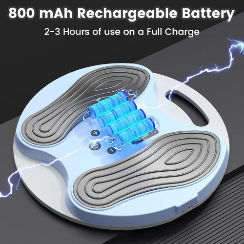 Rechargeable Foot Massager for Neuropathy, TENS & EMS Circulation Stimulator for Pain Relief and Plantar Fasciitis Cramps,EMS Foot Massager for Neuropathy with 4 Gel Pads,FSA HSA Eligible