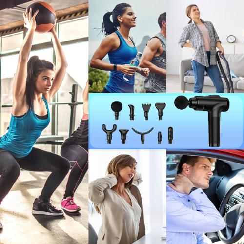 Massage Gun Deep Tissue, Handheld Electric Muscle Massager, High Intensity Percussion Massage Device for Pain Relief with 9 Attachments,Pallet of Product