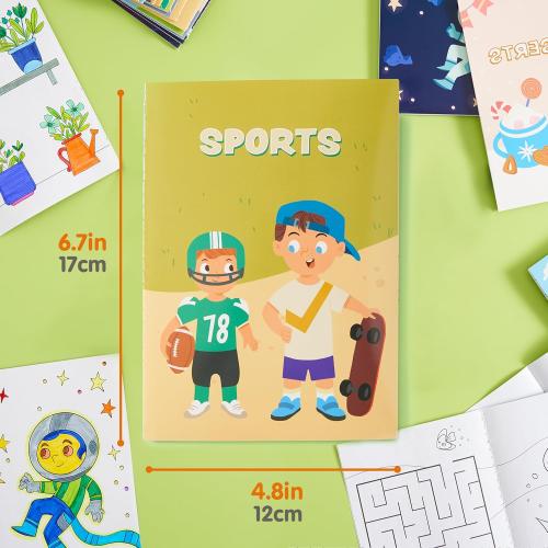 JOYIN 24 Pack Coloring Books for Kids Ages 4-8, Bulk Mini Coloring Book for Party Favors, Goodie Bags Stuffers for Kids | Birthday Party Gifts | Classroom Travel Activity | Stocking Stuffers