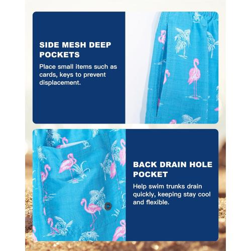 Size 12 SURF CUZ Kids Swim Trunks 5 Inch Swim Shorts Quick Dry Bathing Suits for Kids Beach Shorts Mesh Lining Swimming Trunks