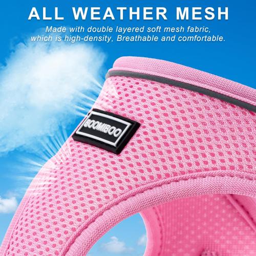 Size S Dog Harness with Leash Set, No Pull Adjustable Reflective Step-in Puppy Pet Vest Harnesses for Small Medium Large Dogs and Cats,Green