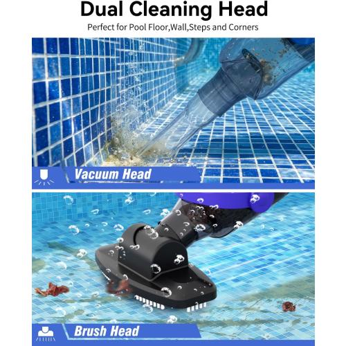 (2026 Upgrade) Little Shark Cordless Pool Vacuum