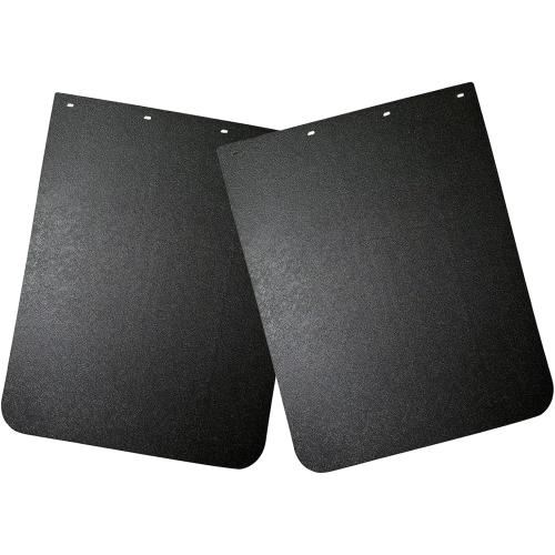 2PCS Universal Heavy Duty Polymer Mudflaps 24x30 Inch, Black Splash Guard Mudflap for Semi Trucks Tractor Trailer