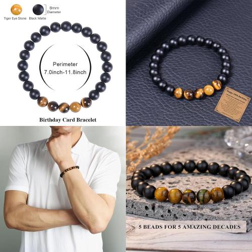 50th Birthday Gifts for Men, 4pcs Birthday Gift Set With Party Supply Packs,50th Present for Grandpa, Dad, Brother, Husband