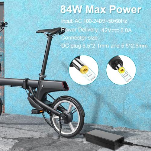 42V 2A Electric Scooter Charger for 36V 10S Lithium-ion Battery