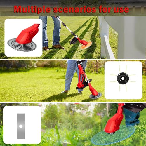 Cordless String Trimmer for Milwaukee M18 Batteries,with 8 INCH Cutting Diameter, Brushless Motor,Folding 3 in 1 Electric Weed Wacker Grass Trimmer for Garden and Yard Lawn(NO Battery)