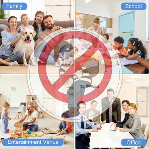 Door Security Bar for 36-inch Outswing Doors Security Bar Heavy - Duty Metal Security Pole Door Safety Bar Installation Completed in 30 min SB-01-0036