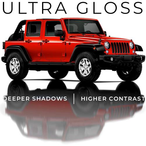VViViD  Ultra Gloss Racing Red Vinyl Car Wrap Premium Paint Replacement Film Roll with Nano Air Release Technology, Stretchable Protective Cap Liner, Self Adhesive (10ft x 5ft)