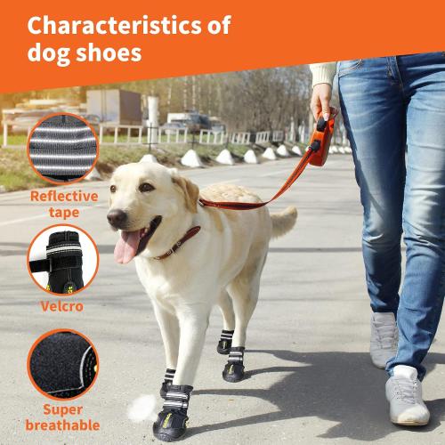 DcOaGt Dog Shoes Large Size Dogs,Breathable Anti-Slip Dog Boots Dog Booties NUMBER 9