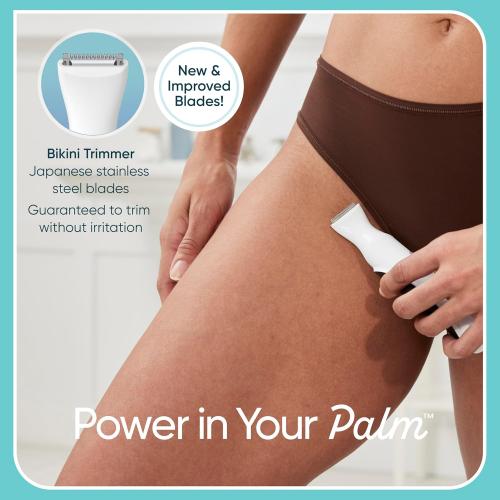 Conair GIRLBOMB Bikini Trimmer for Women | Trimmer for Women | Electric Shaver Set for Women | Wet/Dry | Lithium Ion Rechargeable