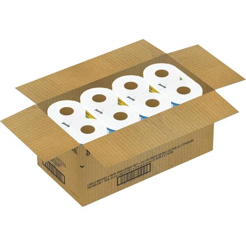 Bounty Quick Size Paper Towels, White, 8 Family Rolls = 20 Regular Rolls (Packaging May Vary)