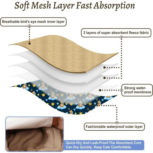 Size S 5 Pack Dog Diapers Male, Premium Belly Bands for Male Dogs, High Absorbing Male Dog Pee Wraps for Doggie in Incontinence or Excitable Urination and Training