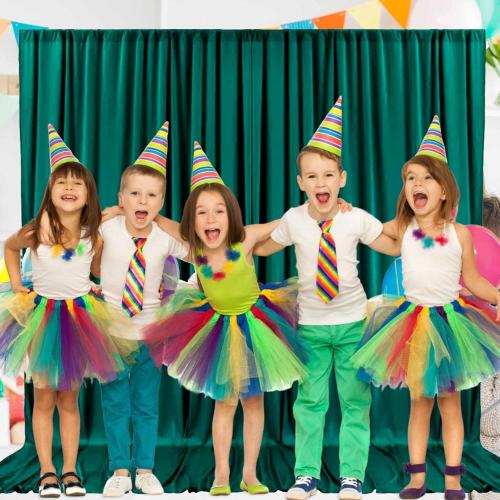 Panels Deep Green Backdrop Curtain, 10 x 7 Feet Background Curtains for Parties, Weddings, Baby Showers, Bachelorette Halloween, Christmas Birthday Party Photoshoot Backdrop Curtains Decorations