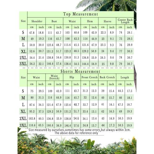 COOFANDY Men's Hawaiian 2 Piece Outfits Summer Beach Matching Set Flower Shirt and Shorts Tropical Vacation Set