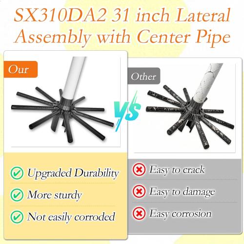 SX310DA2 31 inch lateral Assembly with Center Pipe Replacement for S310S Pro Series Sand Filter