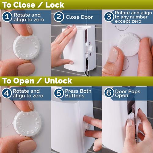 Outlet Cover BOX Baby Proofing (2 Pack) Patented Dual-Lock for Much Better Toddler Proofing, Easier Operation, Simple 3 Step Install with Included Screws. Provides Extra Space Inside for Plugs (White)