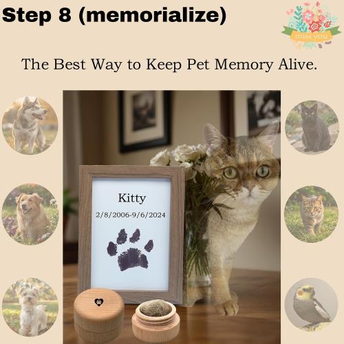 Handmade Pet Casket Pine Wood Coffin for Dogs,Cats|Pet Memorial Burial Box,Wooden Box（Inside 15.7 L x 9.1 W x 6.3 H Pink X-Small