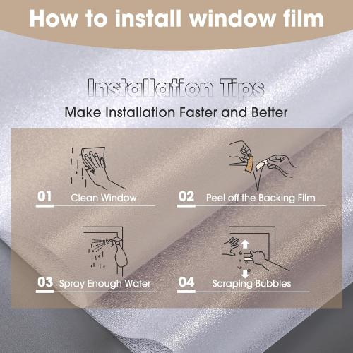 Coavas One Way Window Privacy Film, Reflective Window Tint for Home See Out Not in, Sun Blocking Anti UV Static Cling Glass Windows Door Coverings for Winter