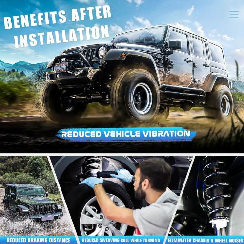 Rear Struts Shocks Suspensions w/Coil Springs for Toyota Camry 2.4L 3.5L (Exc. SE) 2007-2011 / Toyota Avalon 3.5L 2008-2011, Strut Shock Absorber Assembly (Fits 172310 172309) 2009 2010