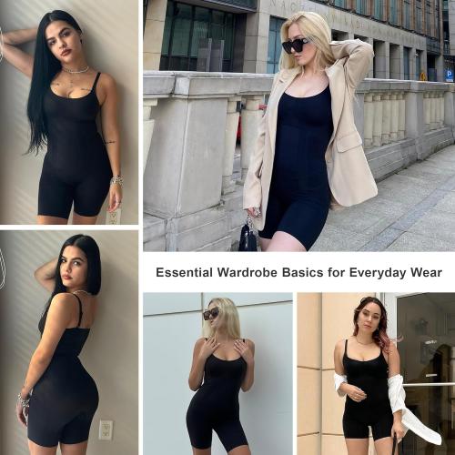 Size Large SHAPERX Shapewear for Women Tummy Control Open Bust Thigh Slimmer Body Shaper