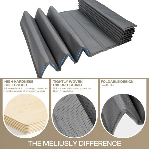 Amyracel Heavy Duty Couch Cushion Support Board to Fix Sagging Sofas, 24 x 96 Thick Wood Sofa Cushion Support Board, Foldable Deep Couch Supporter Replacement Stuffing Under Couches