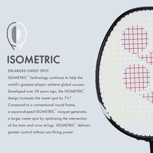 Yonex Badminton Racket Muscle Power Series with Full Cover High Tension Pre Strung Racquets