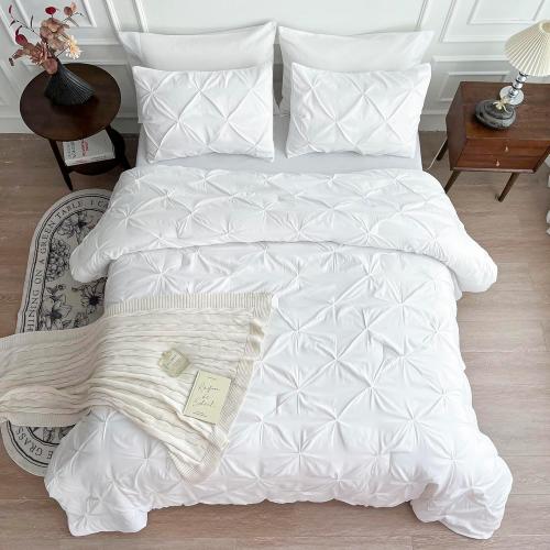 White Queen Comforter Set,sheet