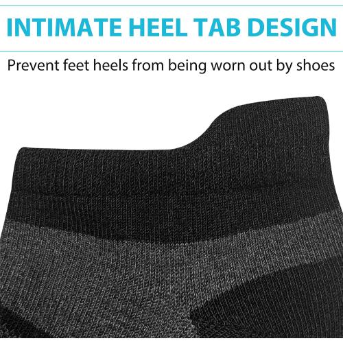 shnn Womens Ankle Socks Lightweight Breathable Casual Low Cut Socks for Women With Heel Tab